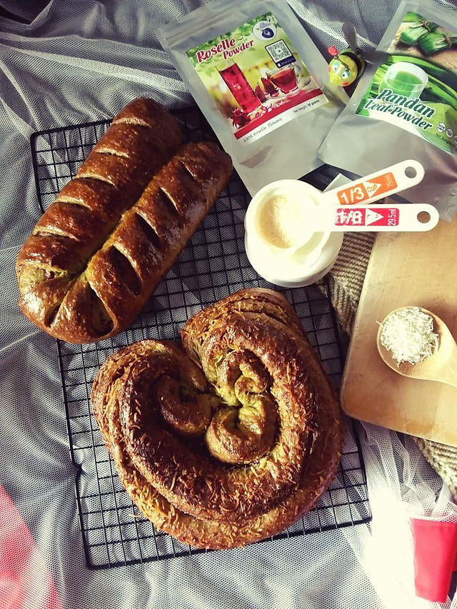 Roselle babka | My Blue Tea