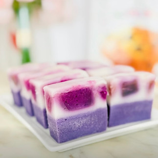 Ube Kueh Talam | My Blue Tea