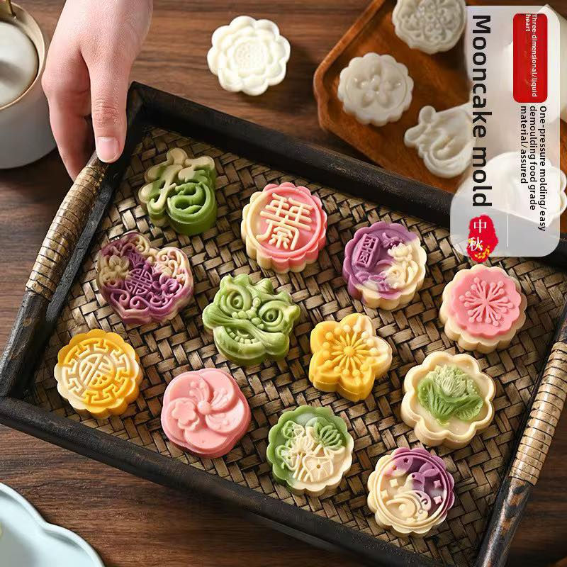 Lion dance mooncake mould | My Blu eTea