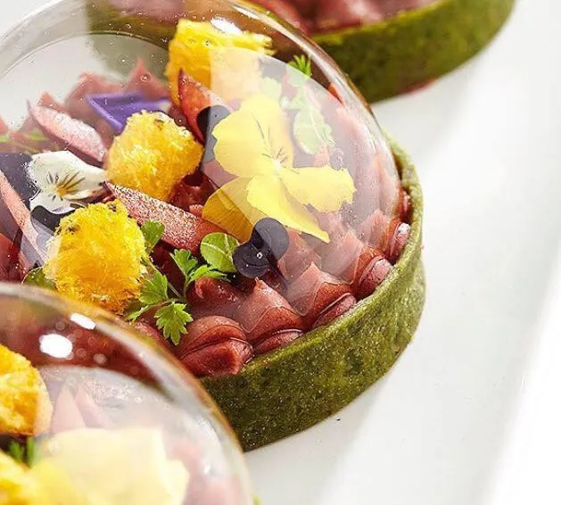 Pandan Terrarium Tarts that won an award in 2016 | My Blue Tea