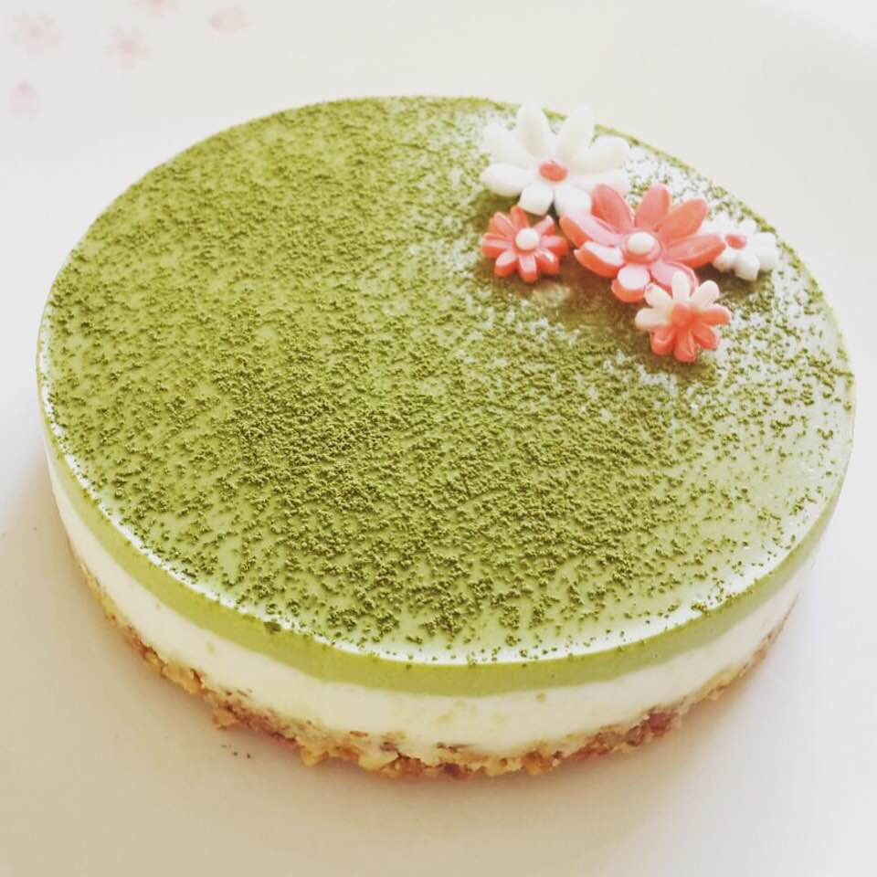 Thumbnail: Kaffir lime leaf cheese cake recipes by My Blue Tea