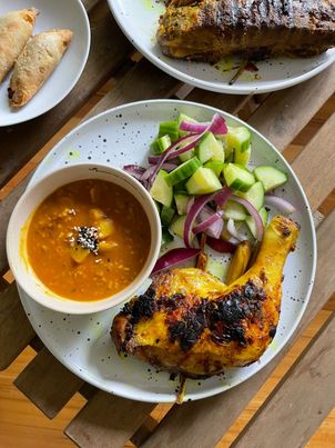 Satay Chicken Maryland  | My Blue Tea