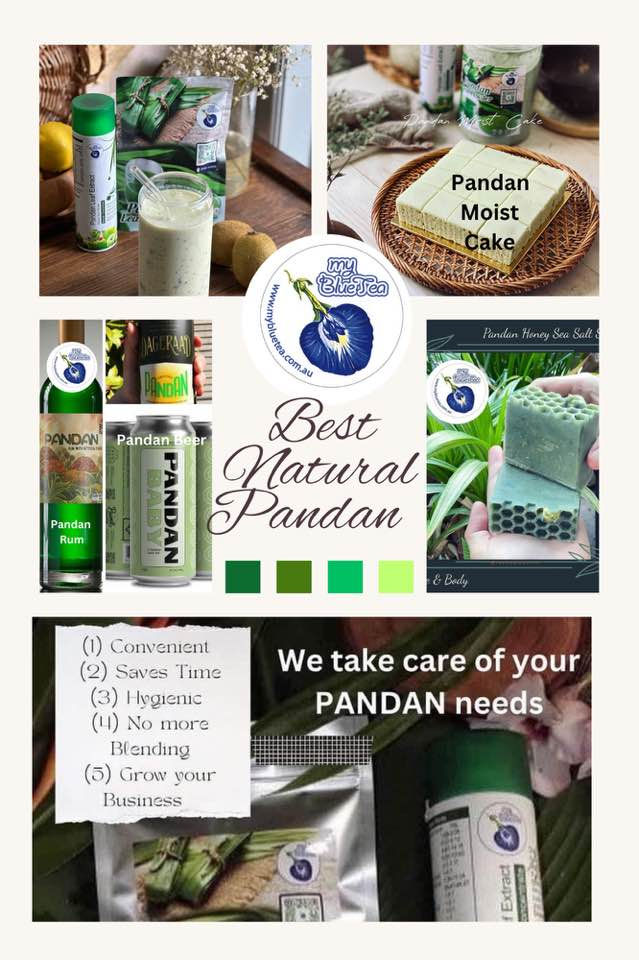 Pandan Beer and Pandan Gin | My Blue Tea