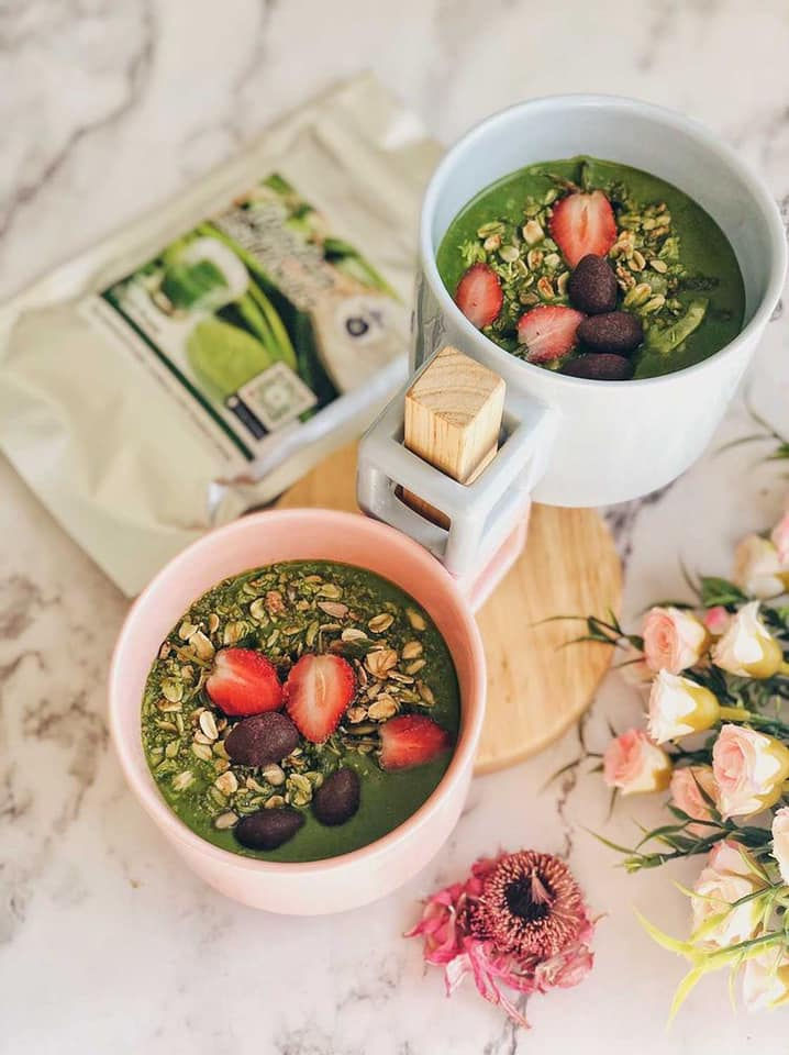 Pandan Smoothie by Candy | My Blue Tea Recipe