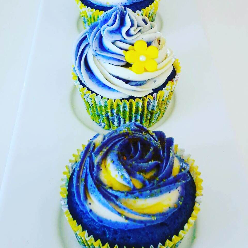 BUTTERFLY PEA BLUE VELVET CUPCAKES MY BLUE TEA BLUE TEA