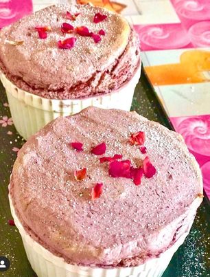 Purple Sweet Potato Soufflé | My Blue Tea
