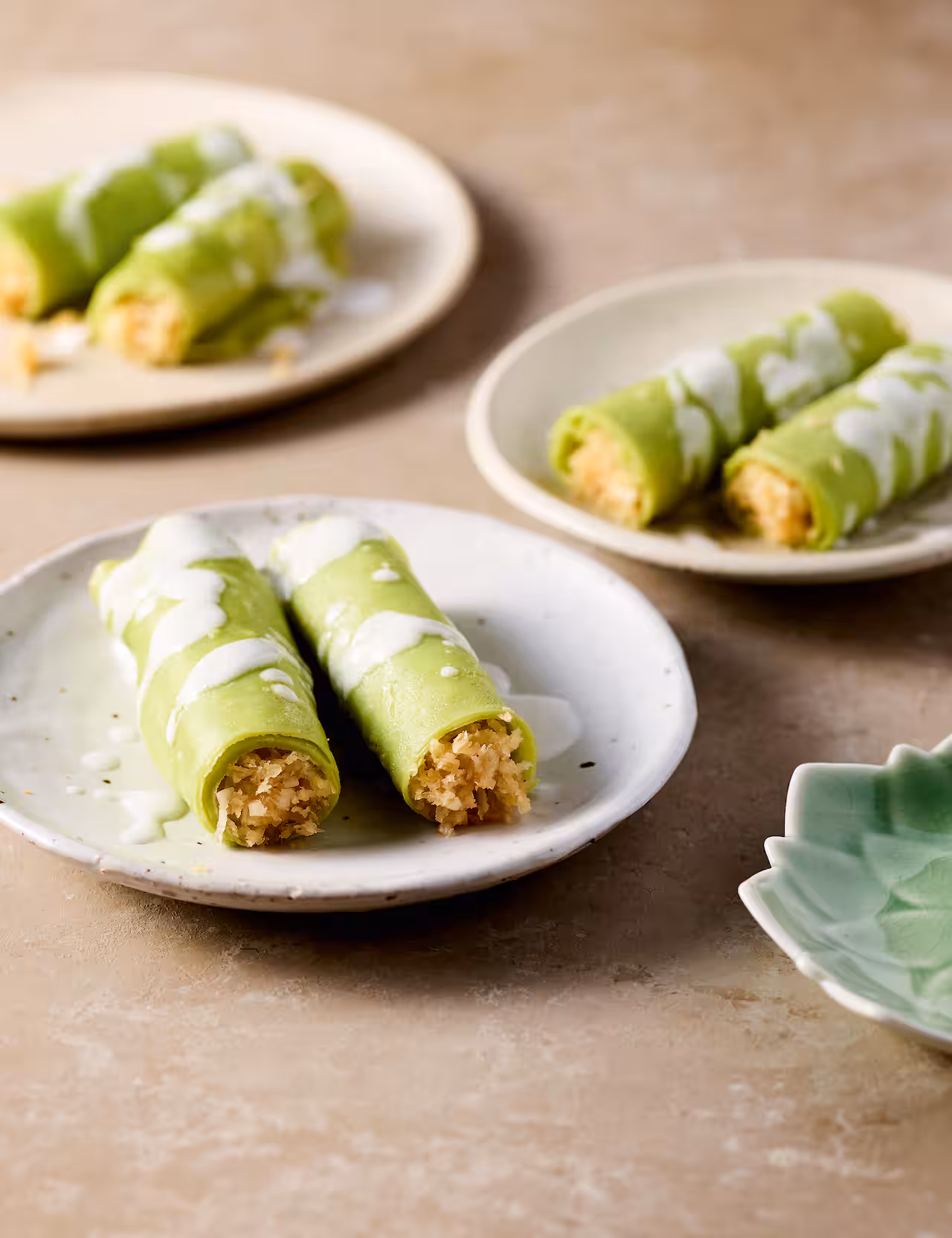 Pandan Kueh Dadar Tony Tan | My Blue Tea