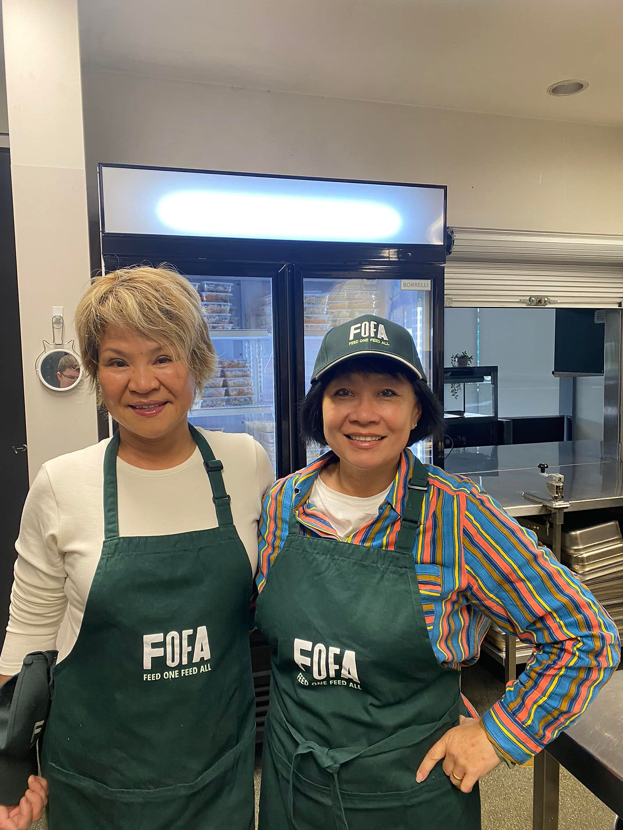 With Lillie Giang volunteer  at Feed One Feed All FOFA | MY Blue Tea