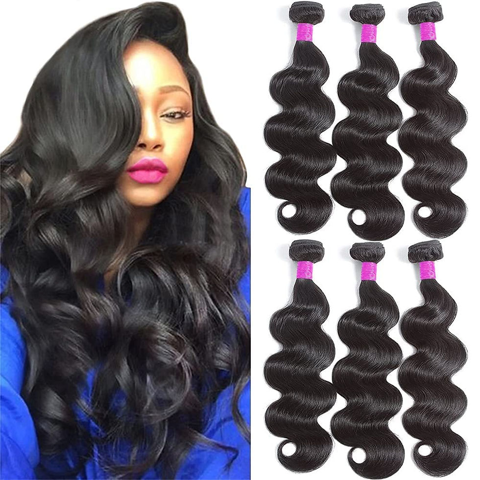 Thumbnail: Flady 12A Brazilian Human Hair Bundles Body Wave 3 Bundles Human Hair 14 16 18 