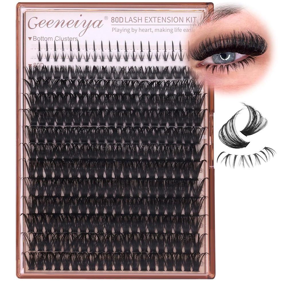 Thumbnail: Geeneiya Eyelash Clusters Fluffy Lash Extension Mink Thick Cluster Eyelash Exte