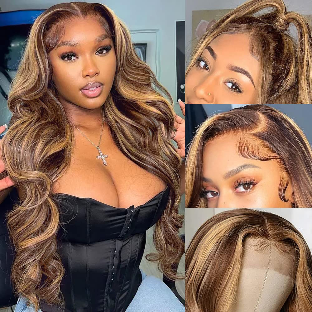 Hedy Wear and Go Glueless Wigs Human Hair Pre Plucked Pre Cut HD Lace No Glue B