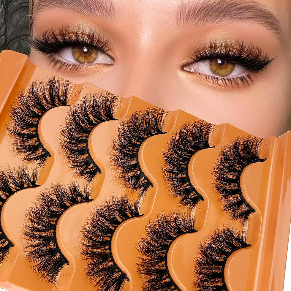 Thumbnail: Faux Mink Lashes Fluffy 3D False Eyelashes 18mm Wispy Volume Lashes that Look L