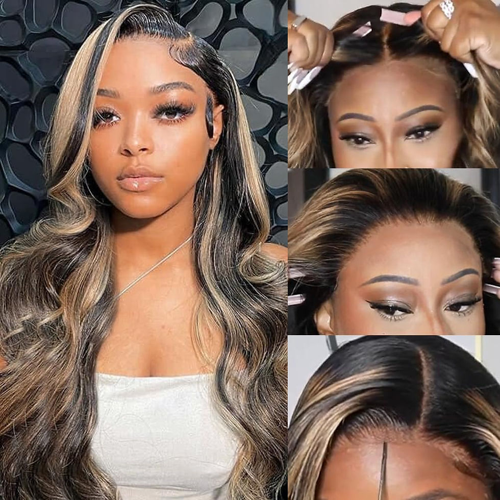 Thumbnail: QNQZ 30 Inch Wear and Go Glueless Wigs Human Hair Pre Plucked Pre Cut 7x5 HD La