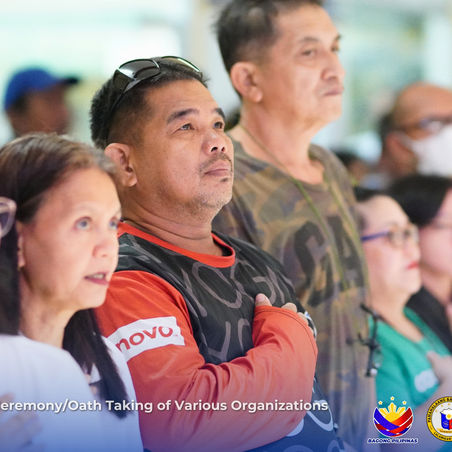 FLAG RAISING AND OATHTAKING CEREMONY
