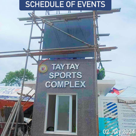 Completion of Taytay Sports Complex
