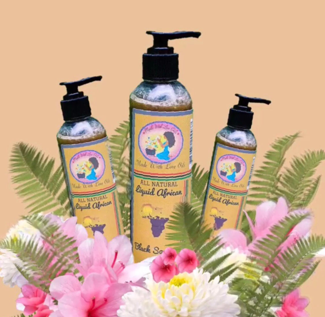 Liquid African Black Soap 8oz