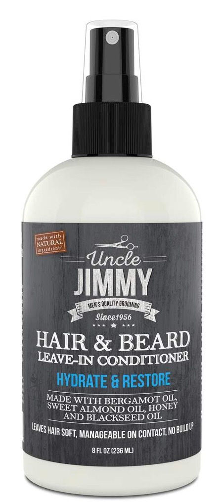 Uncle Jimmy HAIR & BEARD LEAVE-IN CONDITIONER 8OZ