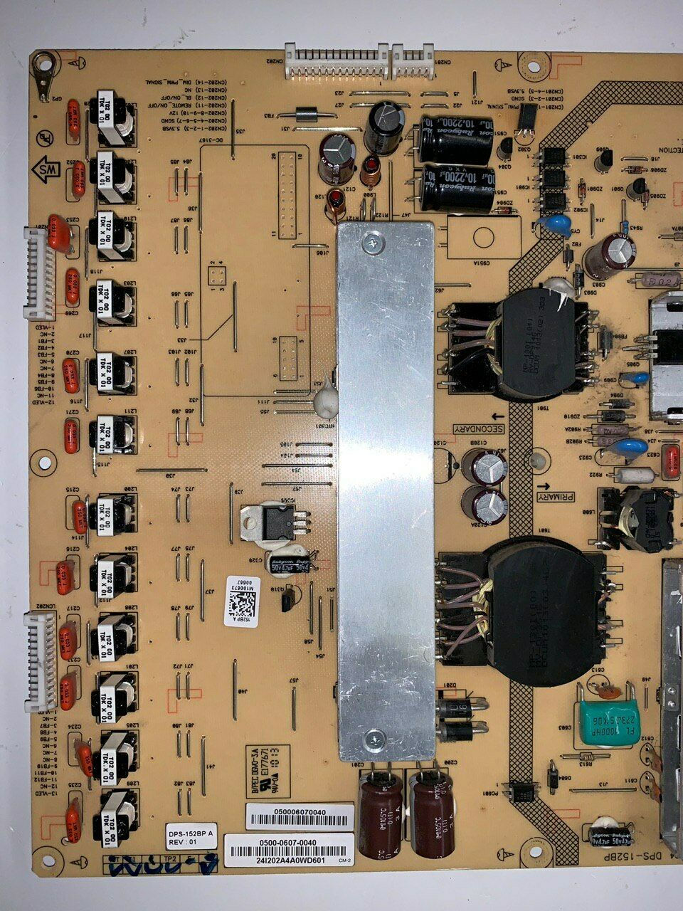 Thumbnail: 0500-0607-0040 2950251304 DPS-152-B POWER BOARD FOR VIZIO M420NV