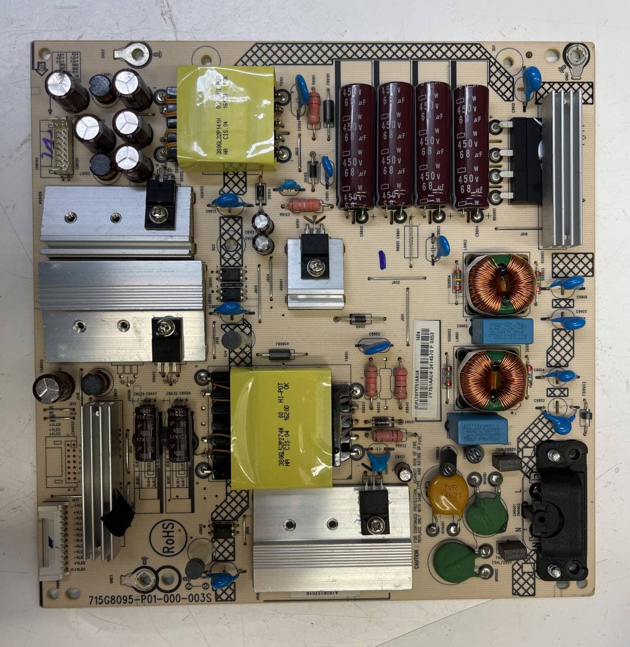 PLTVFY751AAU4 715G8095-P01-000-003S SHARP Power Supply LC-50LB481U