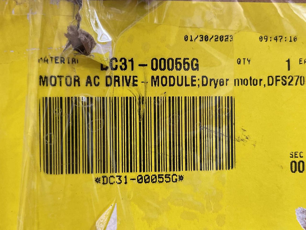Thumbnail: DC31-00055G Motor BRAND NEW OEM Original DV50K8600EV/A3 DV50K8600EV/AC