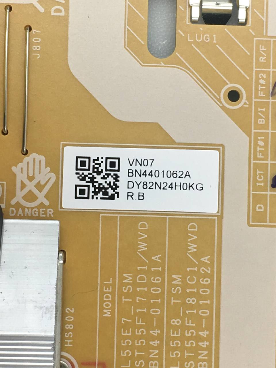 Thumbnail: BN44-01062A POWER SUPPLY BOARD L55E8_TSM QN55Q70TAFXZA QN55Q7DTAFXZA