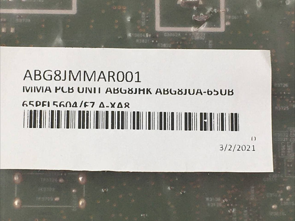 Thumbnail: ABG8JMMAR001 BAC1R0G02011 BG8JD Philips Main Board  65PFL5604/F7 A