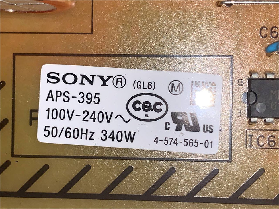 Thumbnail: 1-474-633-11 APS-395(CH) 1-980-310-11 Power Supply Sony XBR65X810C XBR49X800C