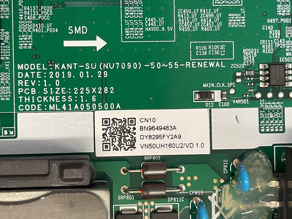 Thumbnail: BN96-49483A VN50UH160U2/VD 1.0 Main Power Supply UN50NU6900FXZA UN50NU6950FXZA