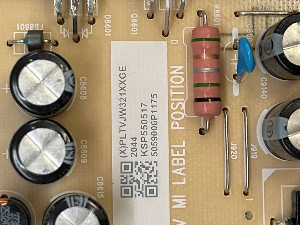 Thumbnail: PLTVJW321XXGE Power Board 715G8967-P01-014-003M NS-55DF710NA21 NS-55F301CA22