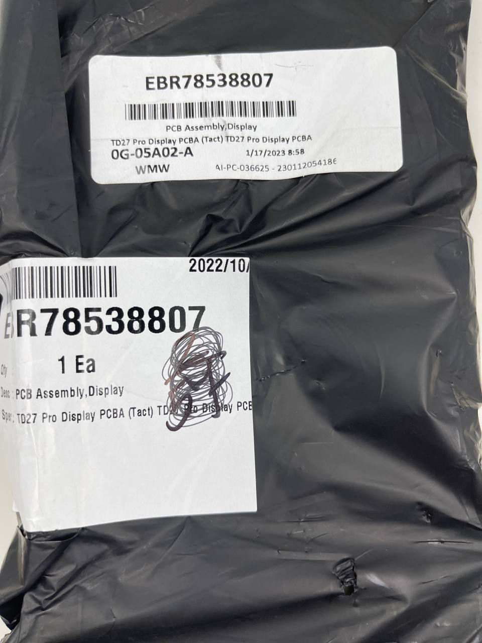 Thumbnail: EBR78538807 PCB ASSEMBLY WT7200CV WT7200CW LGWT7200CW OEM BRAND NEW