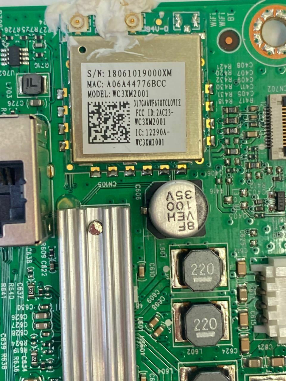 Thumbnail: 756TXICB02K017 Vizio Main Board for D55X-G1 (LTMDXWAU Serial)