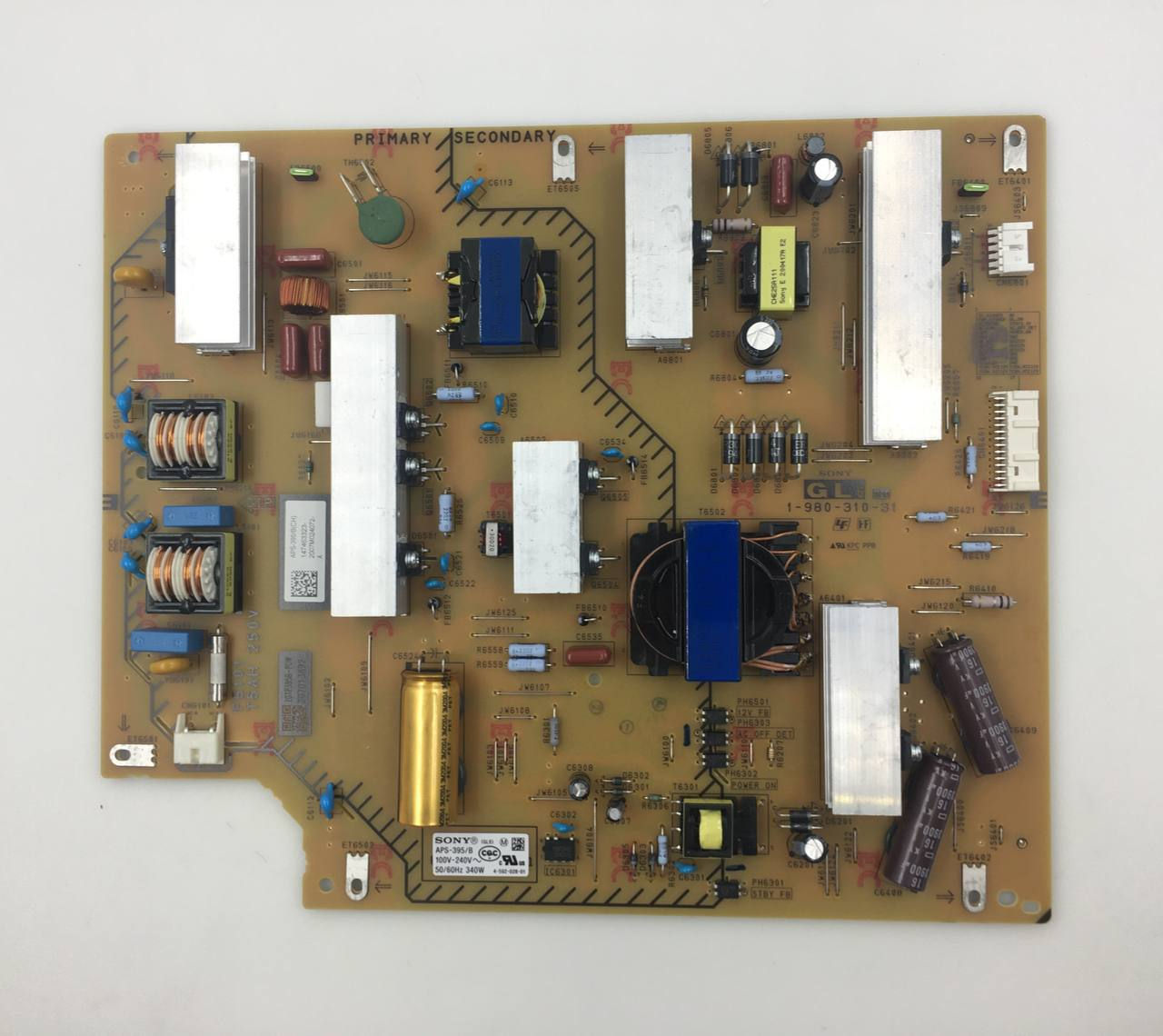 1-474-633-23 Power Supply Sony APS-395/B(CH) 1-980-310-21 KD-55X750F KD-65X750F