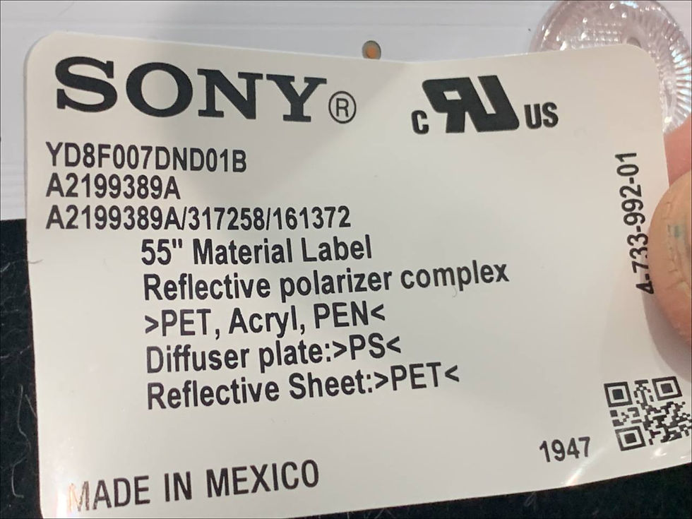 Thumbnail: SV-34039 MBL-55030D915SN0/MBL-55030D915SN1 BACKLIGHT FOR SONY XBR-55X900F