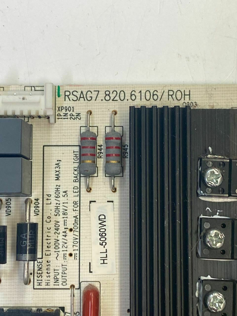 Thumbnail: 178744, RSAG7.820.6106/ROH, HLL-5060WD Hisense Power Supply for 55H6B 55H5C