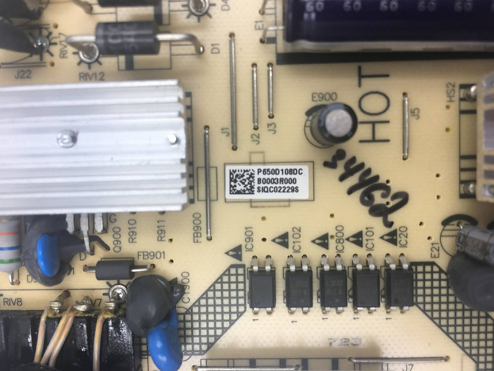 Thumbnail: CP650D108DC V655-H9 V2.0 25-DT0322-X215 Power Supply Vizio V655-H19