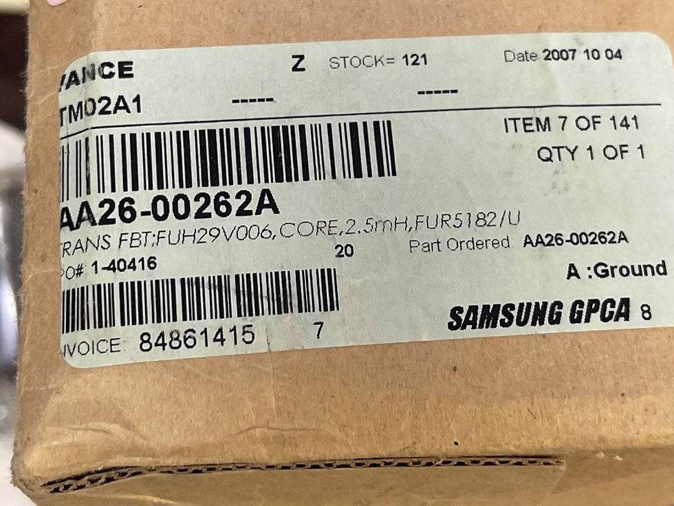 Thumbnail: AA26-00262A FUH29V006 FLYBACK TRANSFORMER SAMSUNG TXS3082WHX TXR3080WHX/XAA