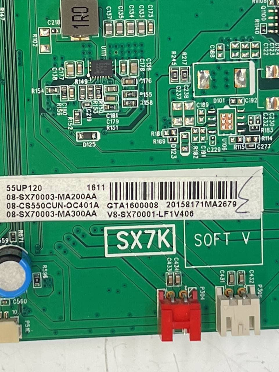 Thumbnail: 08-LE921A6-PW200AX 40-LE9226-PWE1CG GTA1600008 POWER BOARD 50UP120TEAA 50UP130