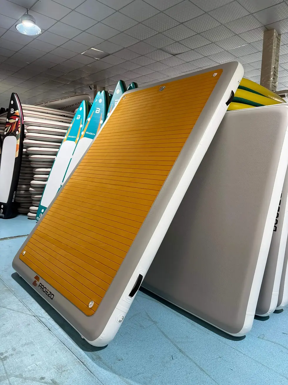 Miniatura: Plataforma Deck Flutuante Inflável 3m x 2m