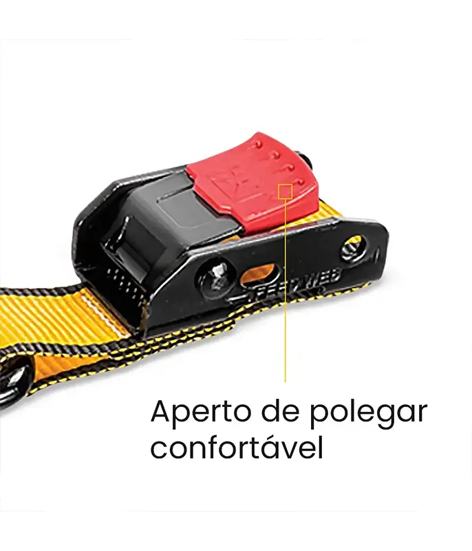 Produto: Cinta com Fivela Tipo Presilha Caterpillar 400lbs