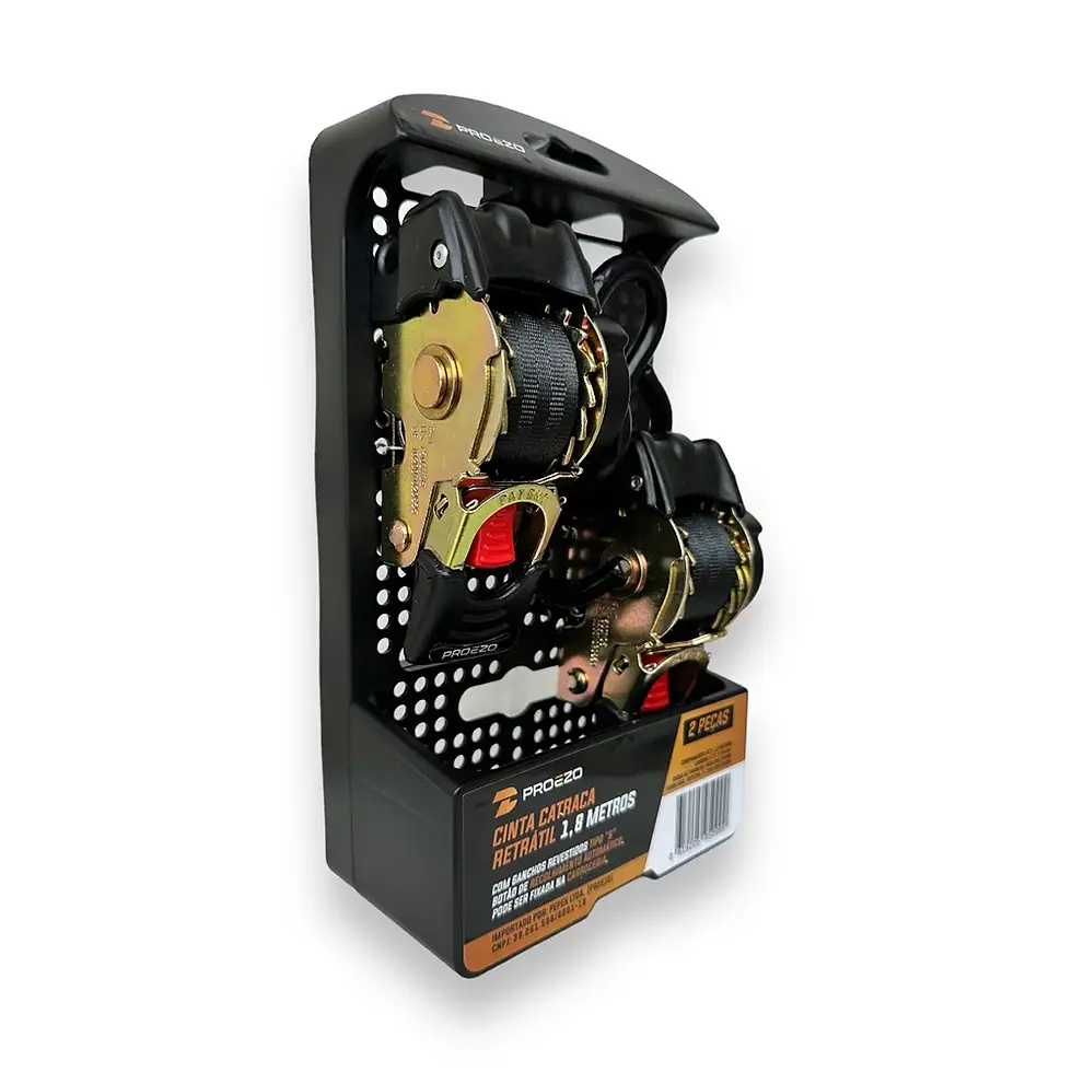 Miniatura: Par Cinta com Catraca Retrátil 1,80m