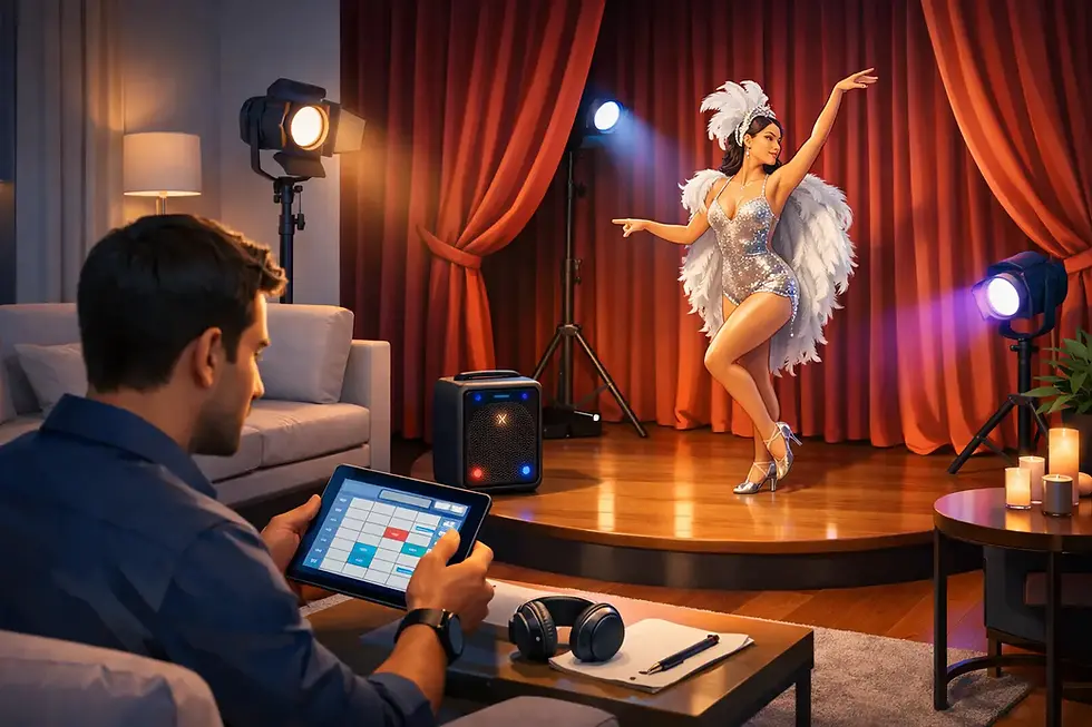 How to Plan an In-Home Stripshow That Delivers