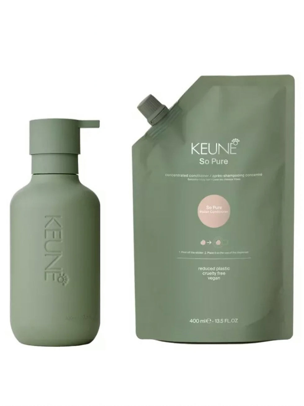 KEUNE SO PURE BUNDLE - POLISH CONDITIONER - 400ML