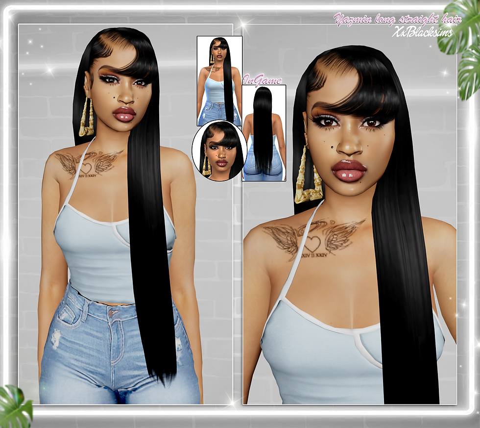 Yazmin Long straight hair ❤️
