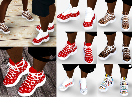 Fendi supreme shoes Male and female