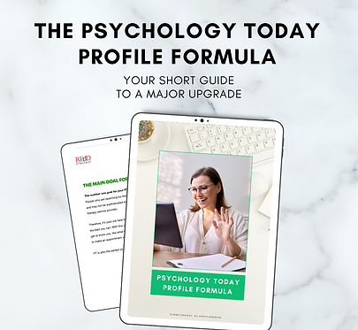 Psychology Today Formula