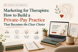 Marketing for Therapists: How to Build a Private-Pay Practice That Becomes the Clear Choice