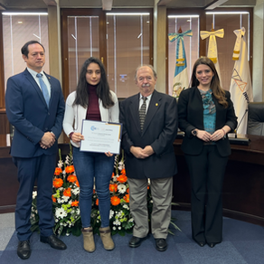 CIG Y SU FUNDACIÓN INDUSTRIAL ENTREGAN DONATIVO A ESTUDIANTE DE FÍSICA QUE REPRESENTA A GUATEMALA