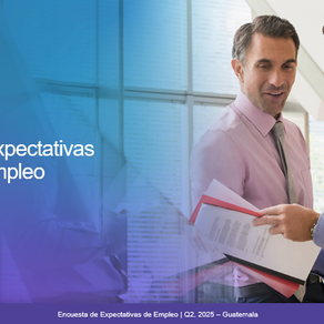 Las expectativas de empleo en Guatemala se fortalecen para el segundo trimestre de 2025