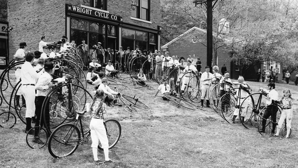 The Wheelmen are riding into Carillon Historical Park this Saturday!