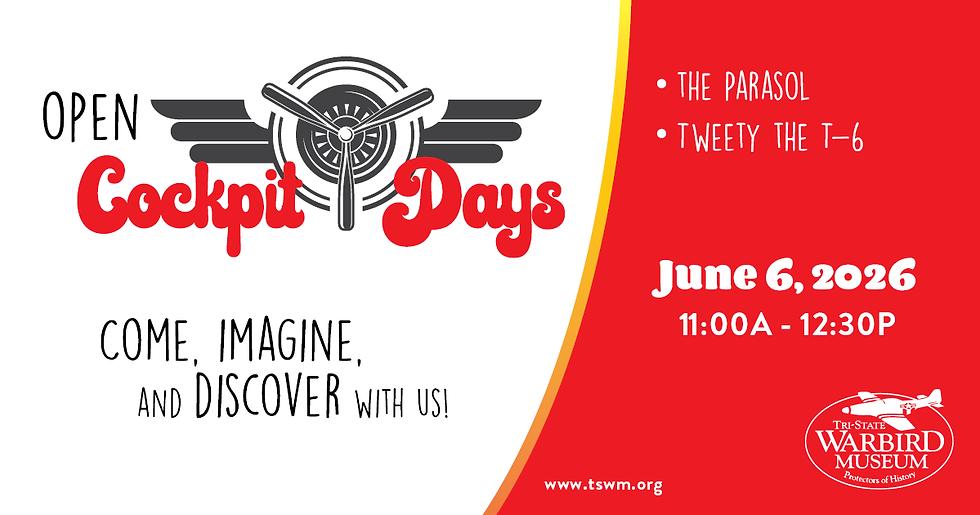 Open Cockpit Days at Tri-State Warbird Museum
